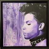 Prince painting by Iona Moran in Brighton