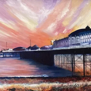 Brighton Pier, vibrant